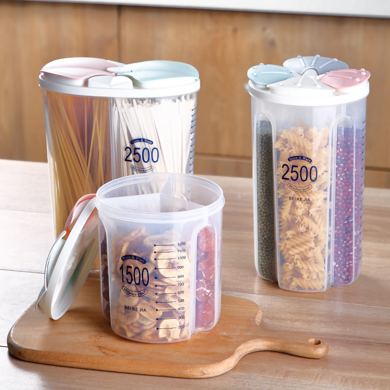 Healthy Containers Cereal Grain Dry Food Storage Tank Transparent