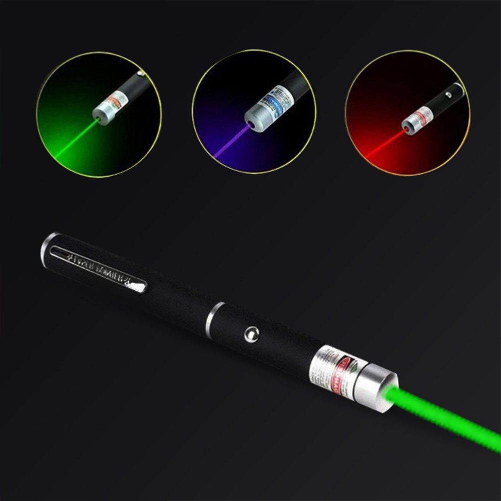 3 Packs 900Mile Laser Pointer Pen Green Blue Red Light Visible Beam