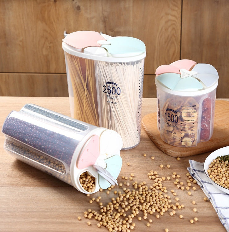 Healthy Containers Cereal Grain Dry Food Storage Tank Transparent